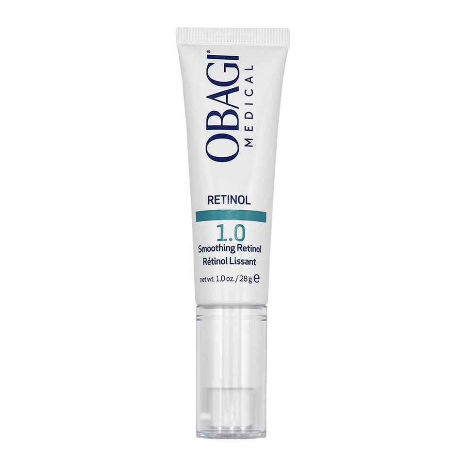 Obagi Medical Obagi360 Retinol 1.0 front packaging showing clean clinical design and trust