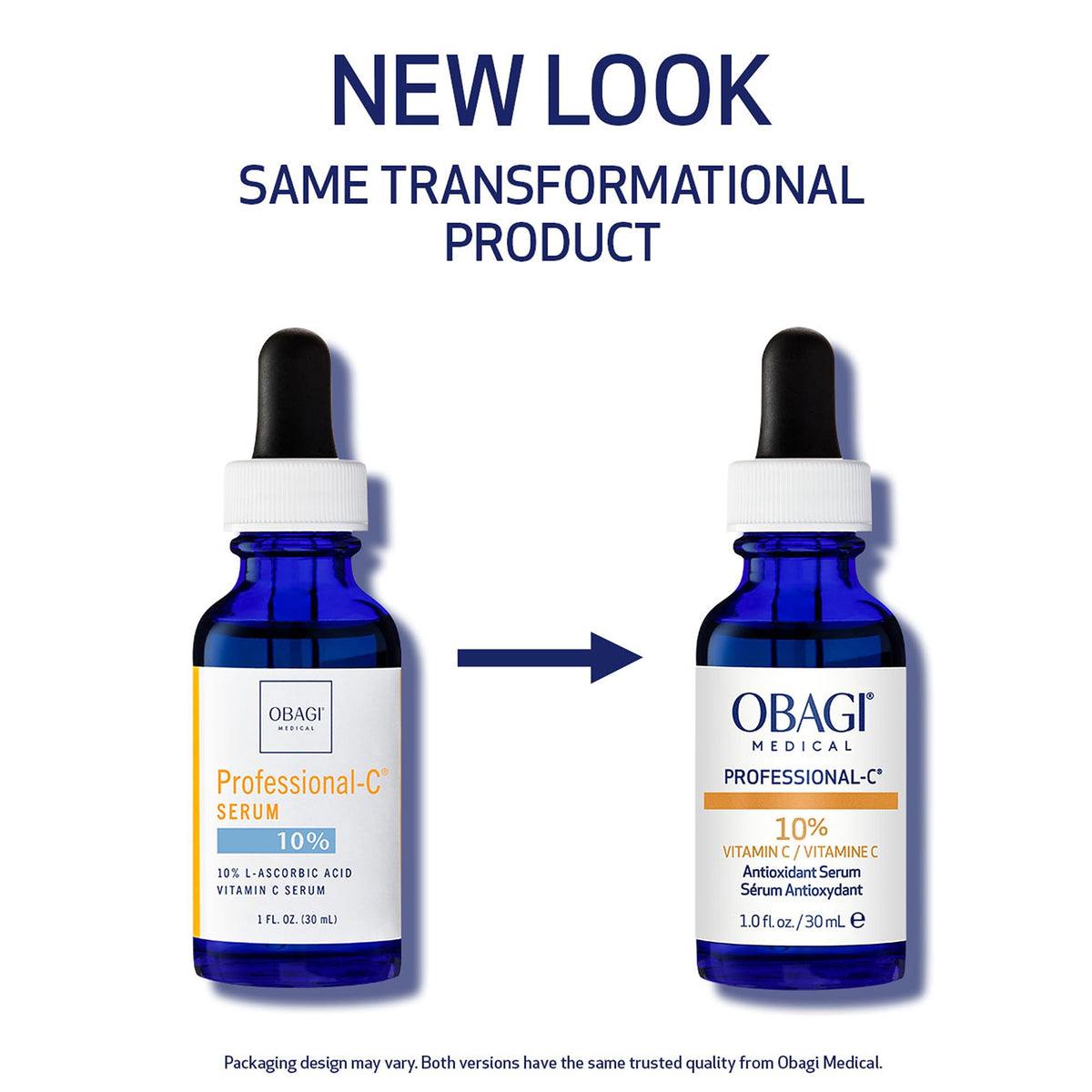 Obagi Medical dropper dispensing serum highlighting controlled application benefit