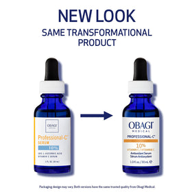 Obagi Medical dropper dispensing serum highlighting controlled application benefit