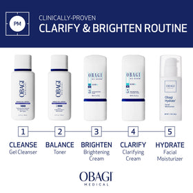 Obagi Medical product label close-up listing key ingredients for informed use