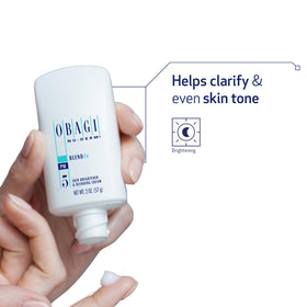 Obagi Medical jar top view revealing cream lid and secure packaging for freshness