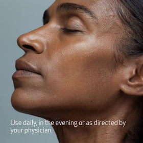 Obagi Medical placed on bedside table to show nighttime routine convenience
