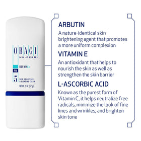 Obagi Medical close-up texture shot showing smooth cream for easy absorption