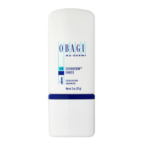 Obagi Medical Nu-Derm Exfoderm Forte front packaging showing bottle and labeling for easy identification and trust