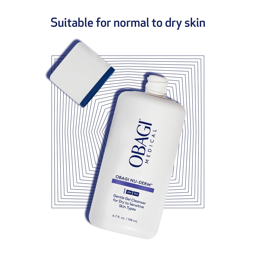 Obagi Medical cleanser in bathroom routine demonstrating easy use