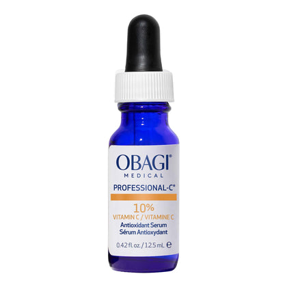 Obagi Medical front packaging showing product and benefit of brightening