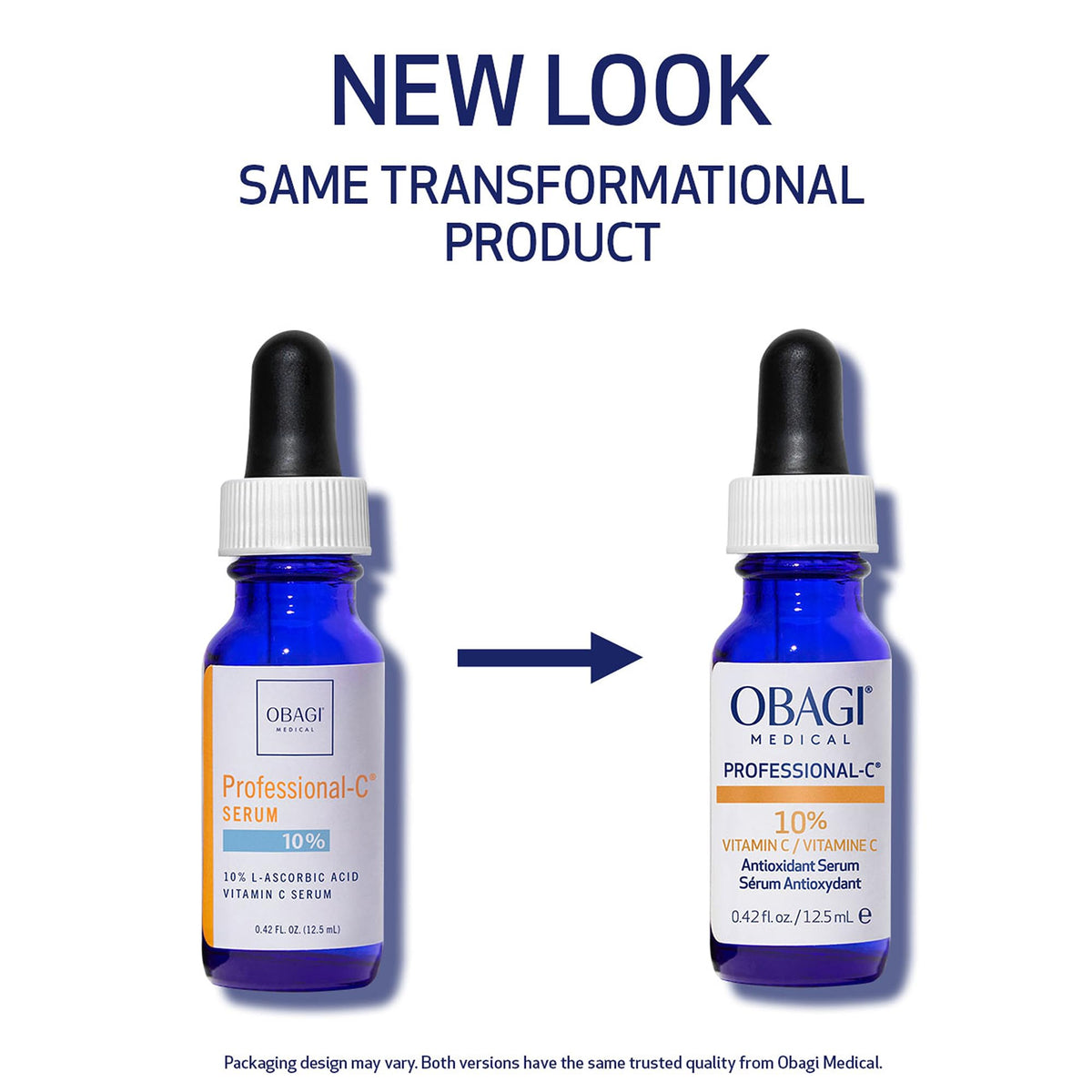 Obagi Medical dispenser close-up delivering precise serum application