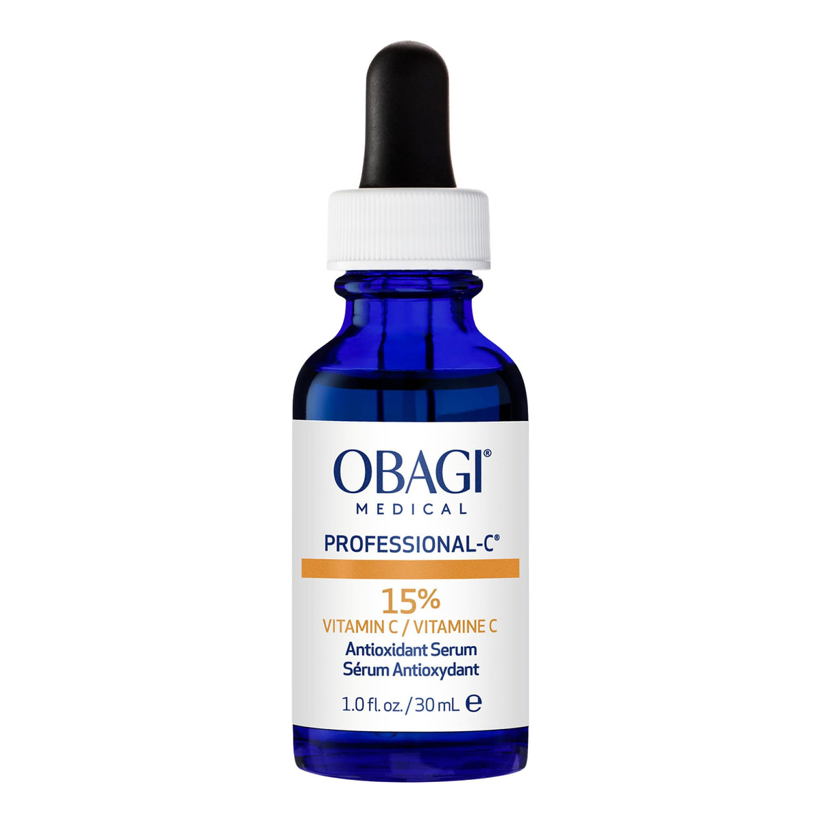 Obagi Medical front packaging showing bottle and branding for clear recognition and trust