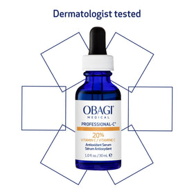 Obagi Medical ingredient list closeup emphasizing active concentration and transparency