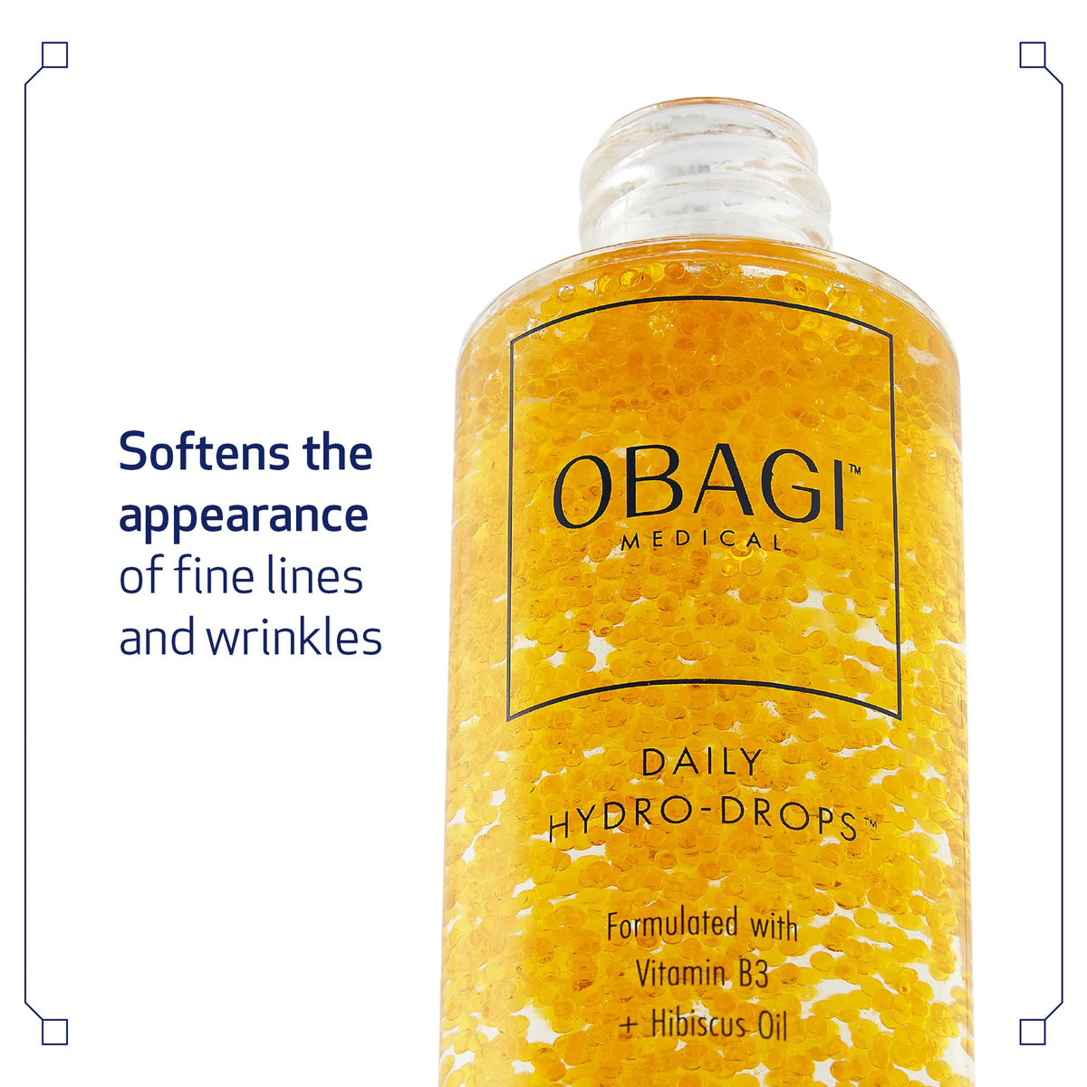 Obagi Medical lightweight serum texture on skin showing fast absorption benefit
