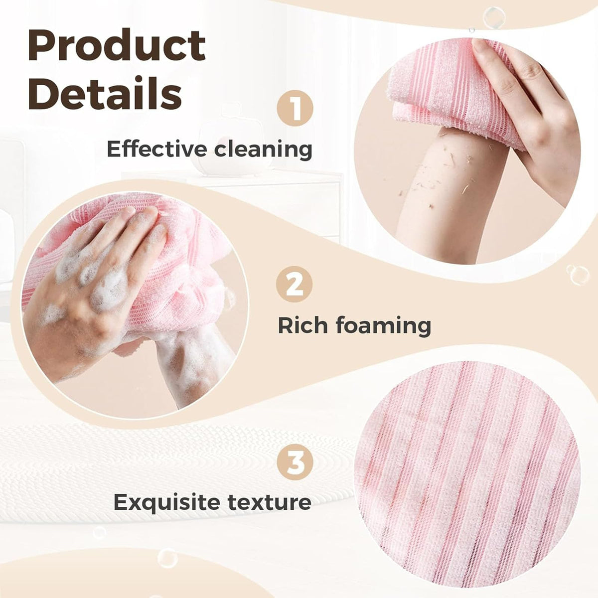 Obemary Blissal hanging on bathroom hook air-drying fast to resist odors benefit