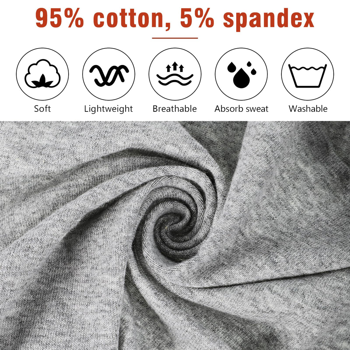 obeoby close-up of cotton-spandex texture highlighting breathable comfort