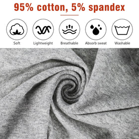 obeoby close-up of cotton-spandex texture highlighting breathable comfort
