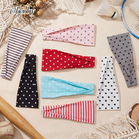 obeoby flat pack layout displaying all eight headbands for gifting and color coordination