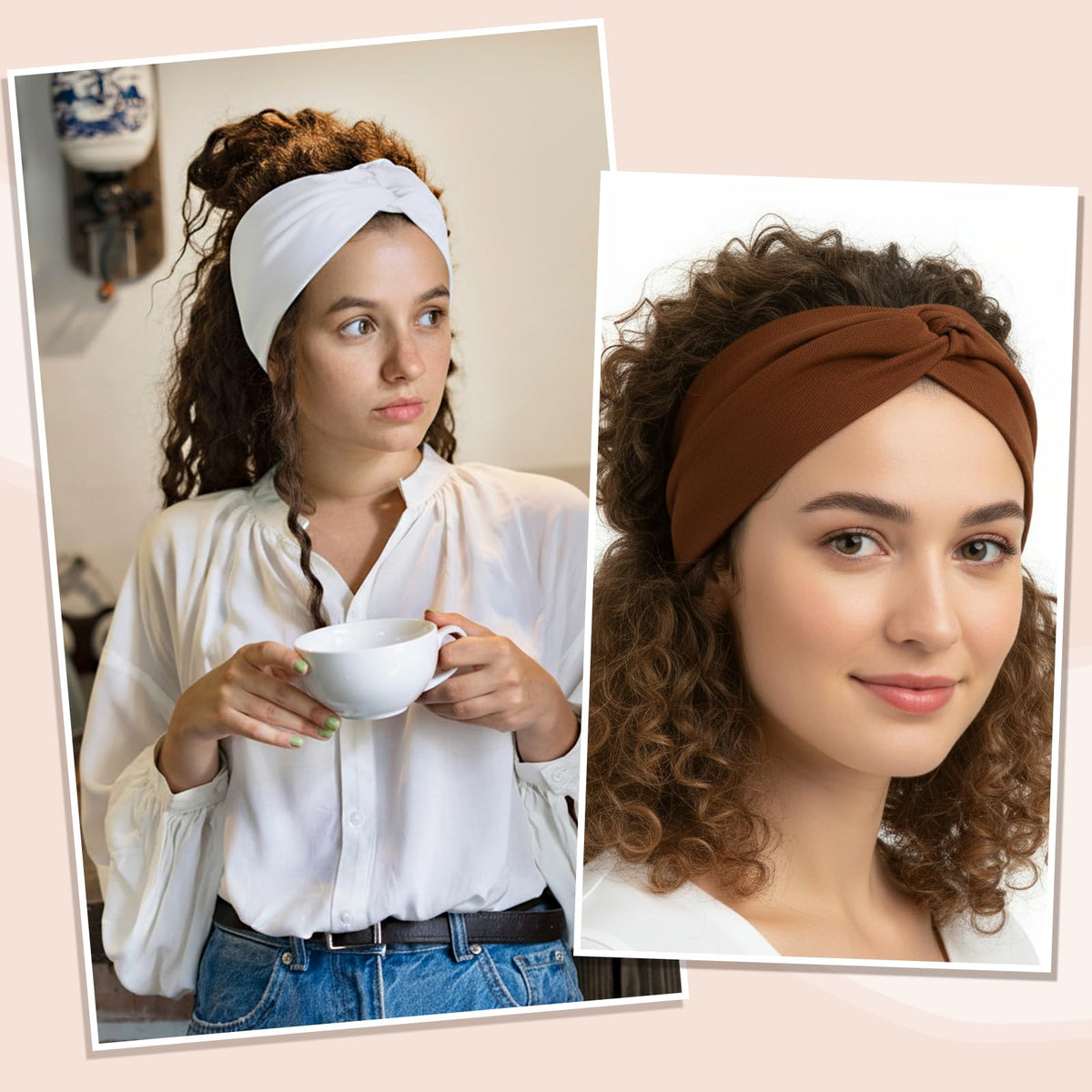 obeoby folded headbands in travel pouch showing compact storage convenience