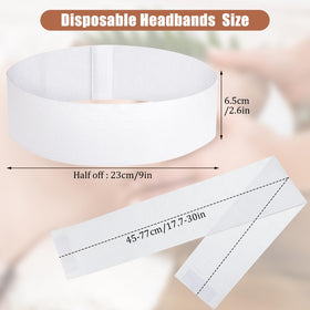 obeoby headband stretched to show elasticity and secure universal fit benefit