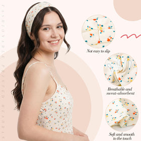 obeoby model wearing headband outdoors showing secure fit and casual style