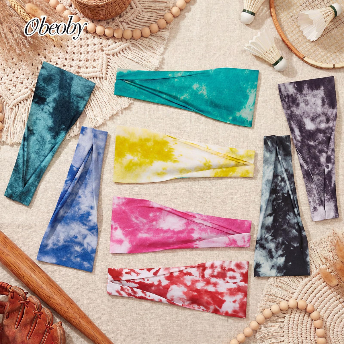 obeoby headband styled with beach outfit, adds boho flair to summer looks