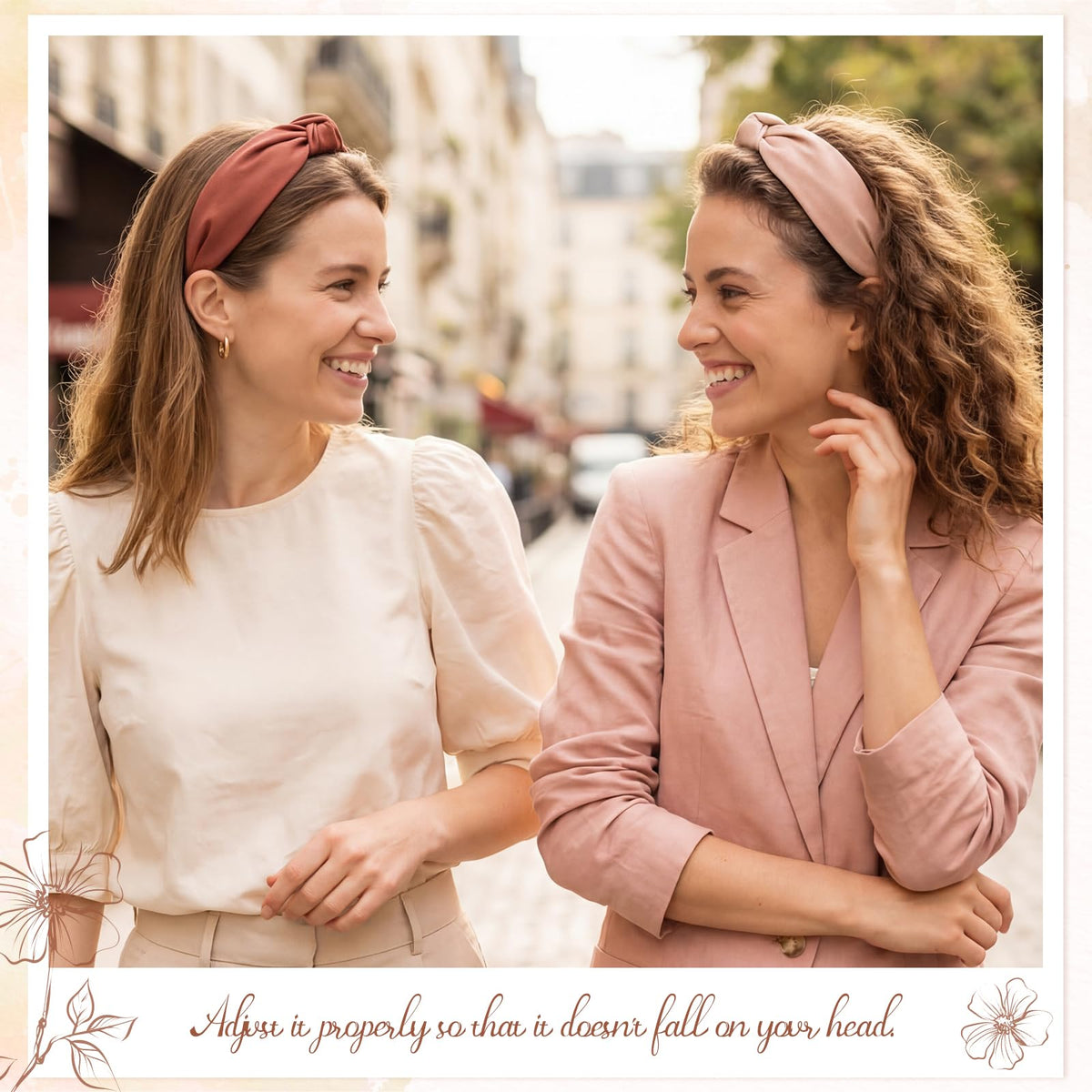obeoby headband in a cozy outfit scene shows everyday styling benefit for casual to smart looks