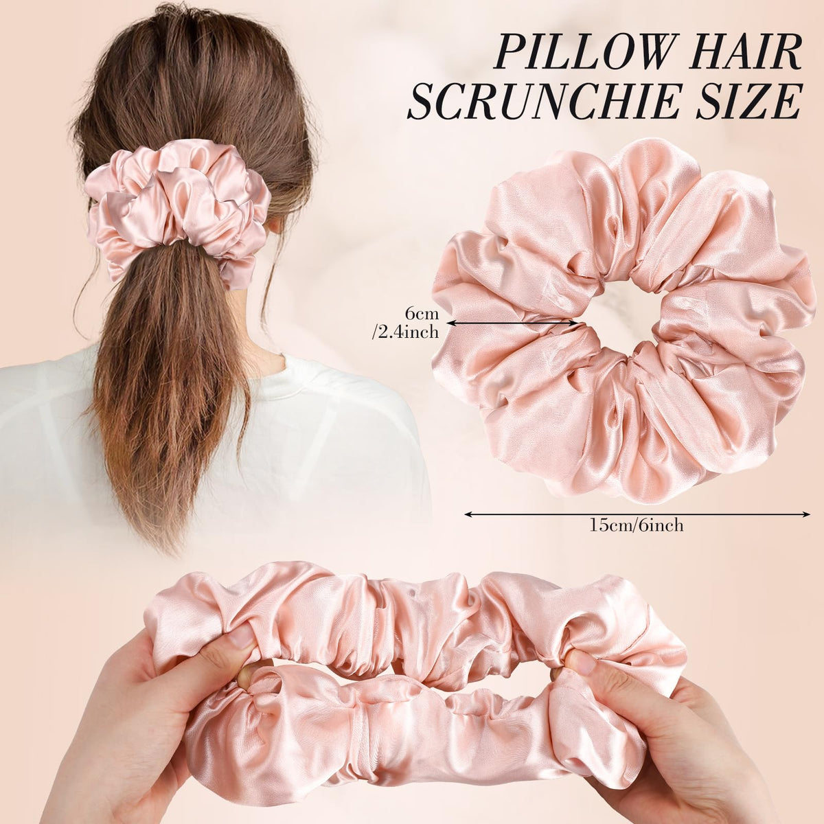 obeoby scrunchie worn on wrist as accessory, comfortable daytime style