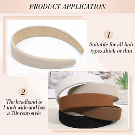 obeoby side profile of headband revealing slim plastic core for lasting shape and comfort