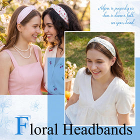 obeoby side profile with headband worn on loose hair, demonstrates gentle hold and comfort