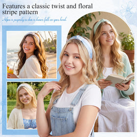 obeoby headband beside a ruler showing 6.3 inch length, clarifies fit and scale