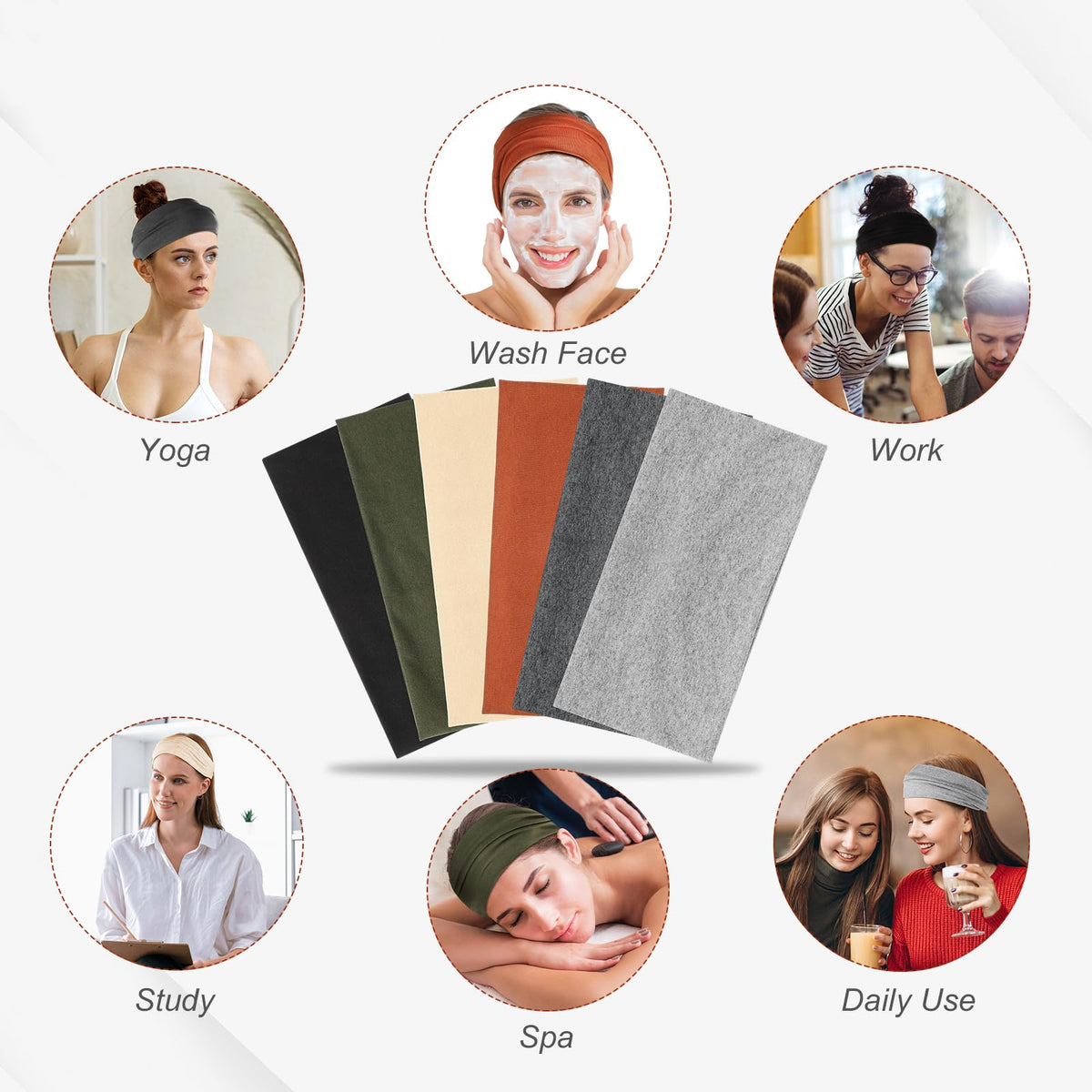 obeoby headband beside ruler showing 4.7 inch width for better coverage