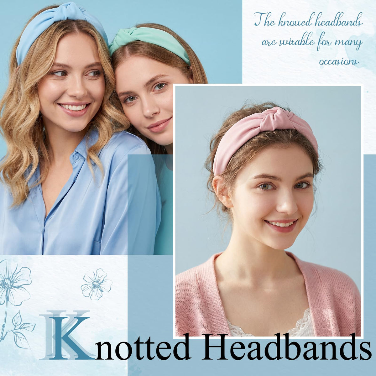 obeoby headband next to ruler showing 6.3 inch length for accurate sizing