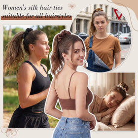 obeoby scrunchie on pillow illustrating overnight hair protection benefit