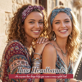 obeoby stacked headbands for size comparison and easy storage