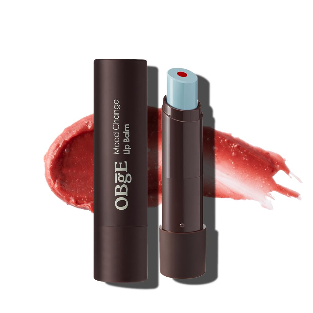 OBgE front packaging twist-up tube showing compact design and brand