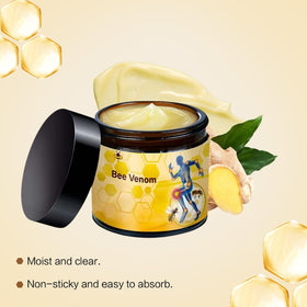 OBRVE cream texture close-up illustrating lightweight, fast-absorbing gel