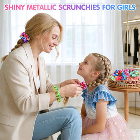 OCATO mesh gift bag with scrunchies inside, perfect for gifting