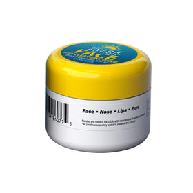 Ocean Potion applied to cheek demonstrating smooth, matte finish and even coverage