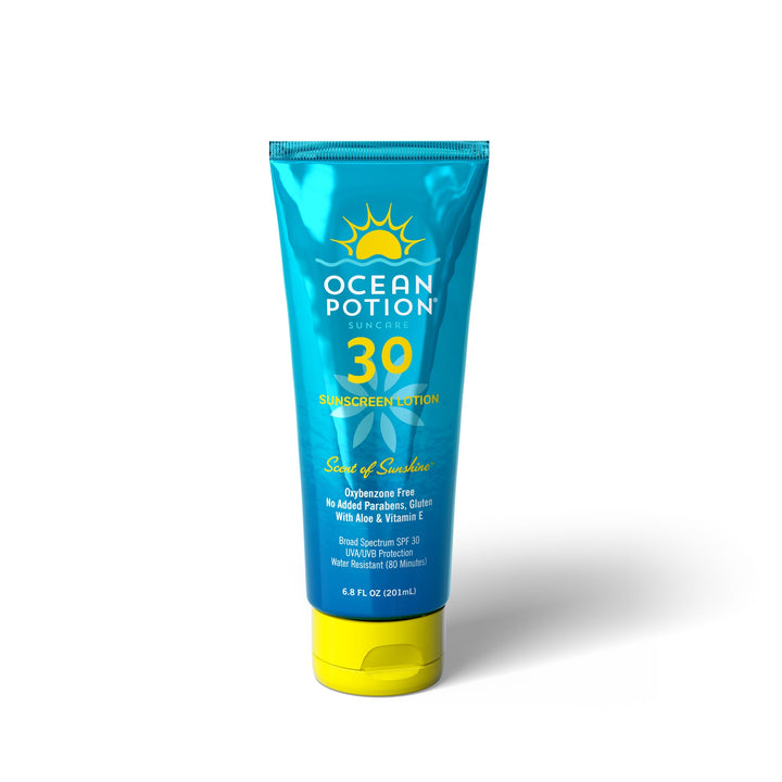 Ocean Potion front packaging showing SPF 30 protection and size benefit