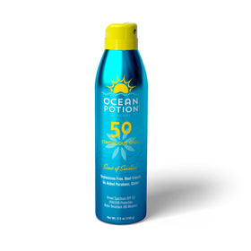 Ocean Potion front packaging showing SPF 50 for quick protection