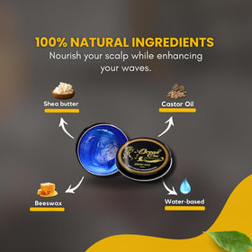ocean view deep waves pomade being brushed into hair improving wave definition
