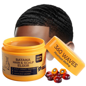 Ocean View Deep Waves pomade jar front showing label, clear product identity and benefit