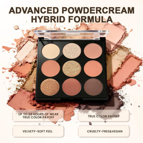 Océane close-up shimmer particles reflecting light for luminous lid highlights