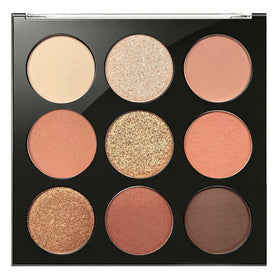 Océane front packaging showing compact nine-shade palette and sleek case for travel