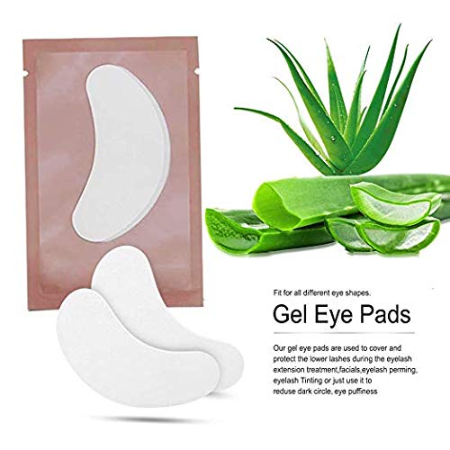 Ocim pad in use under eye during lash extension for separation and hygiene