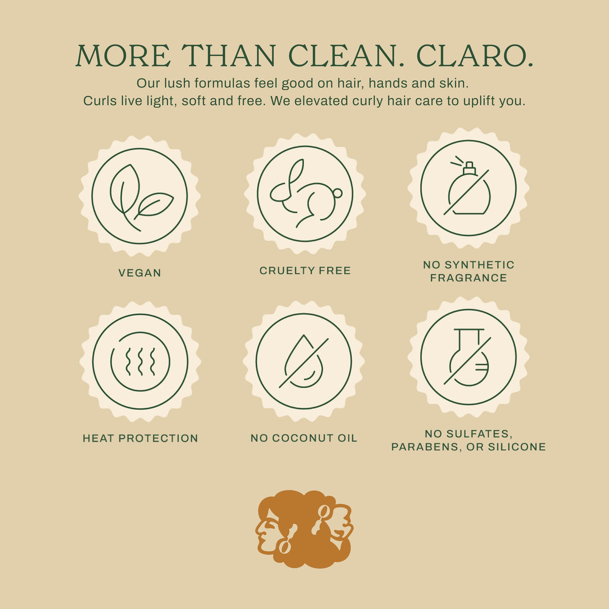 OCOA label close-up of ingredients showing clean, vegan formulation