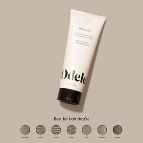 Hand scooping Odele mask demonstrating easy pickup and creamy spread for efficient use
