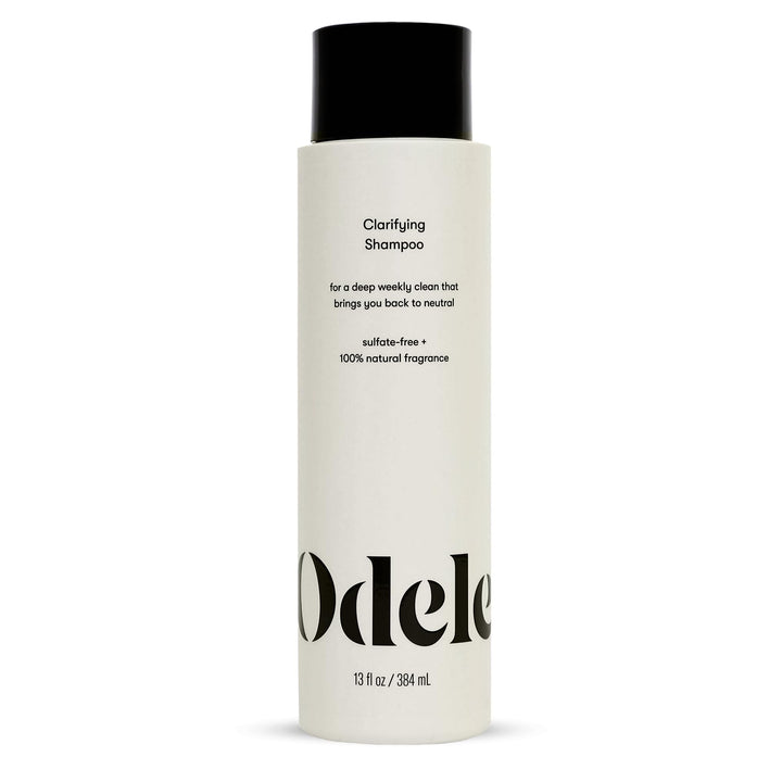 Odele front bottle showing product and clear usage benefit