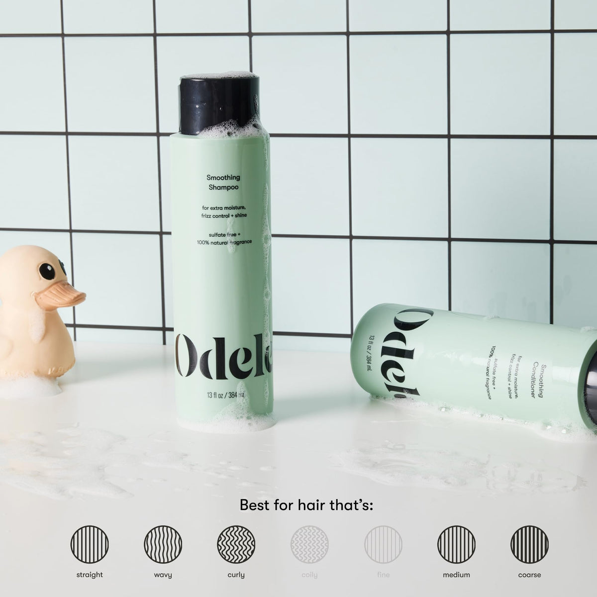 Odele conditioner cream texture demonstrating rich hydration