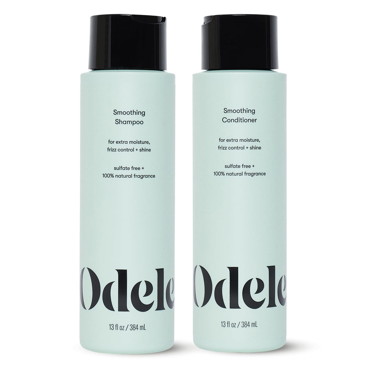 Odele front packaging showing both bottles and product benefits
