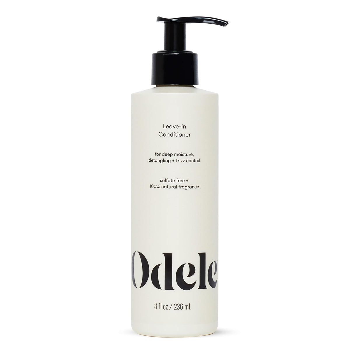 Odele leave-in front label showing product name and clean formula benefits
