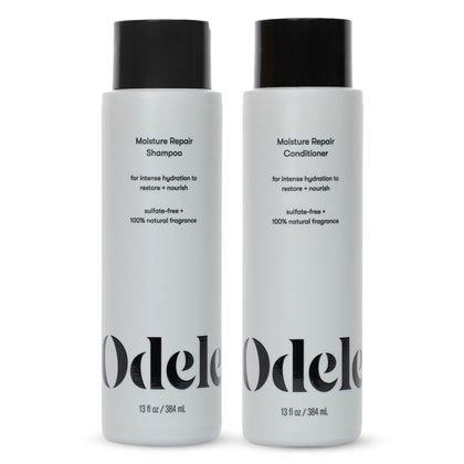 Odele front packaging showing hydration duo and clear benefit