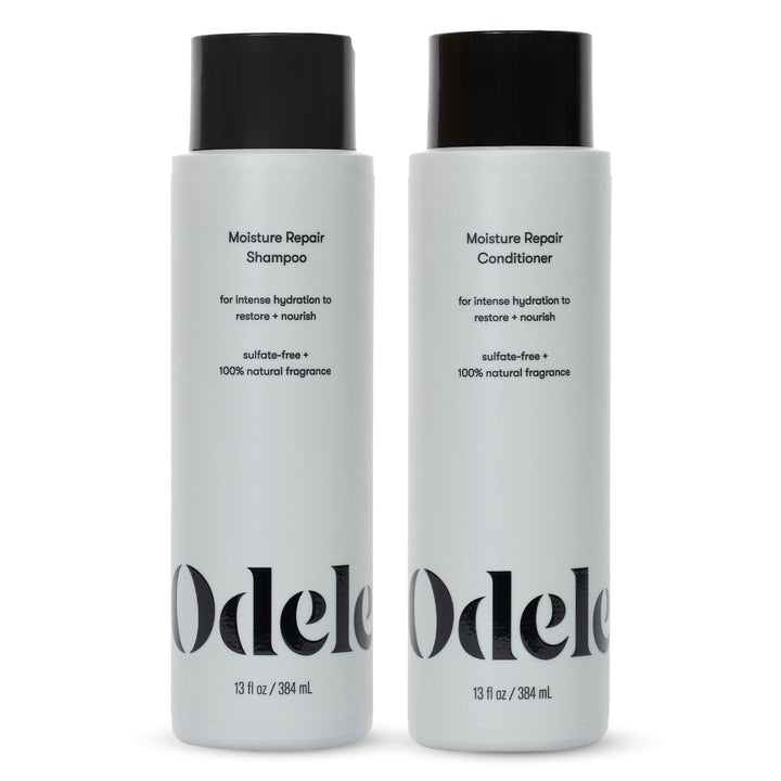 Odele front packaging showing hydration duo and clear benefit